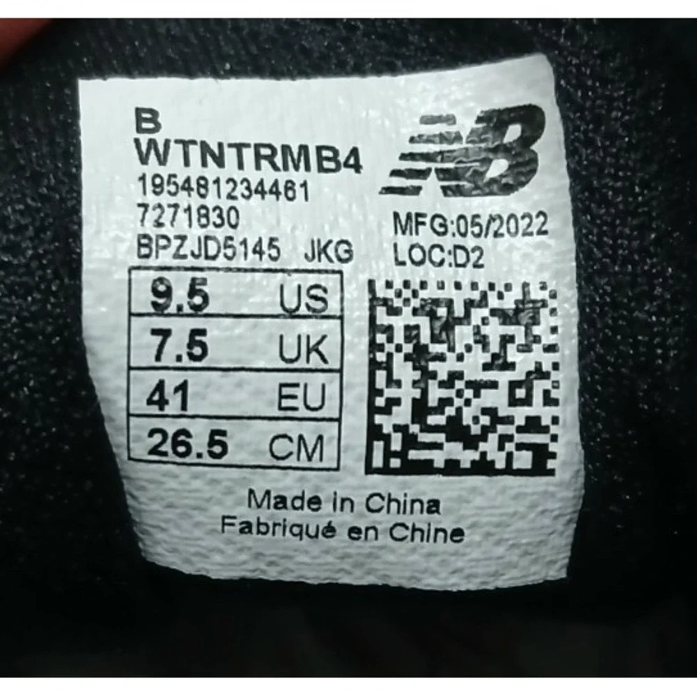 New Balance Women's Nitrel V4 Trail Running Shoes WTNTRWB4 Black Purple Sz 9.5 - Picture 9 of 9